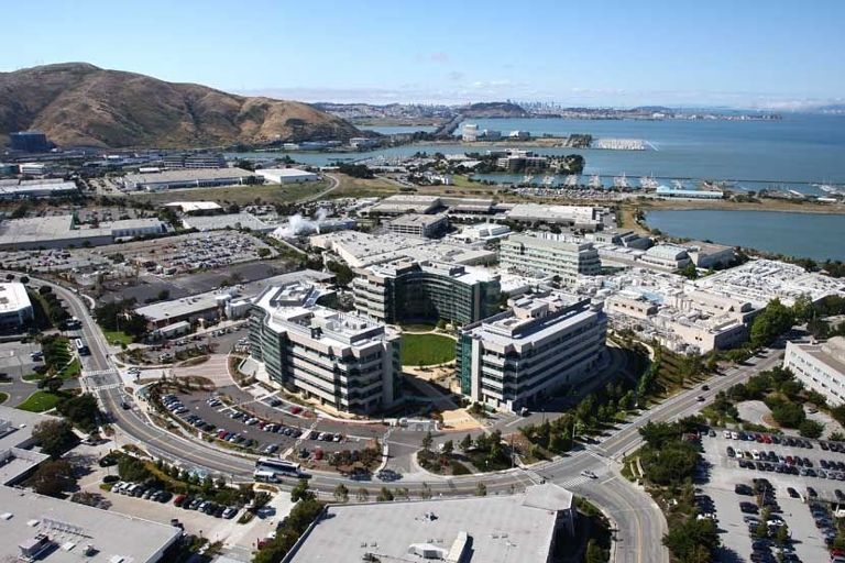 Genentech headquarters from above